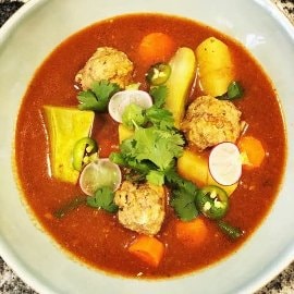 Albóndigas mexicanas en salsa